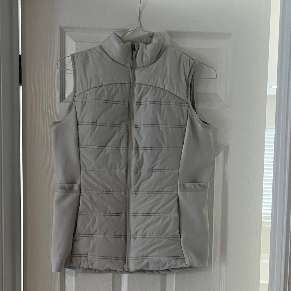 Women's Gray Puffer Vest